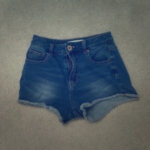 High Waisted Jean Shorts